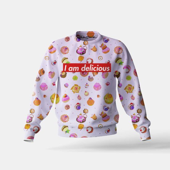 Melissa Damour, Pastry princess pattern on sweatshirt