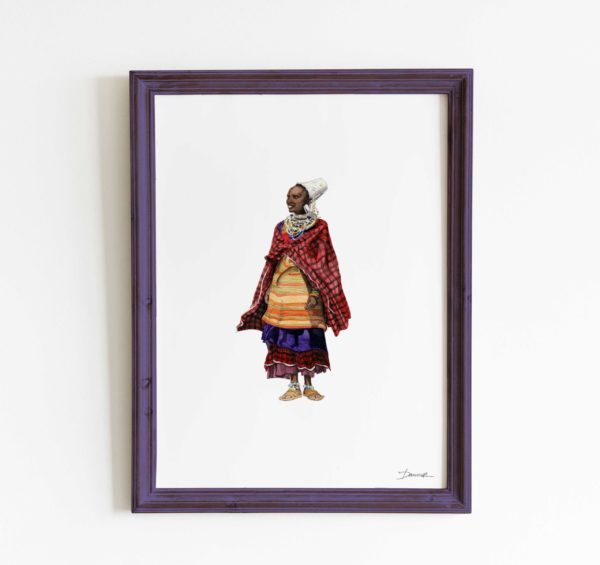 Melissa Damour, Maasai lady