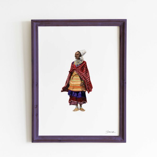 Melissa Damour, Maasai lady