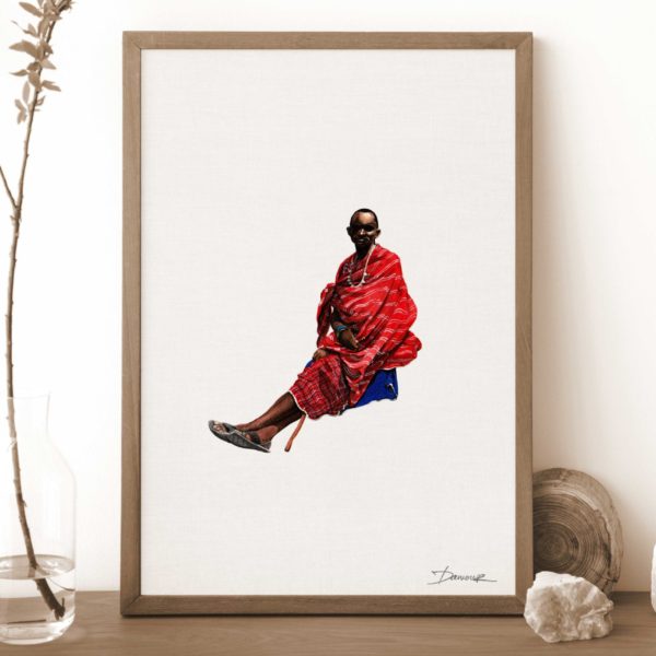 Melissa Damour, Maasai hunter, decor