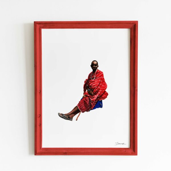 Melissa Damour, Maasai hunter, frame