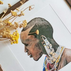 Melissa Damour, Maasai portrait, decor2