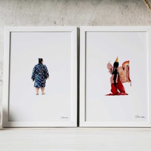 Melissa Damour, Blue sumo, decor